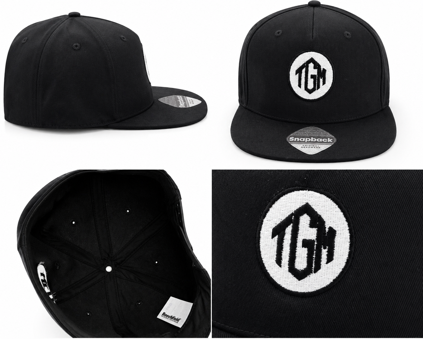 TGM Snapback - Black